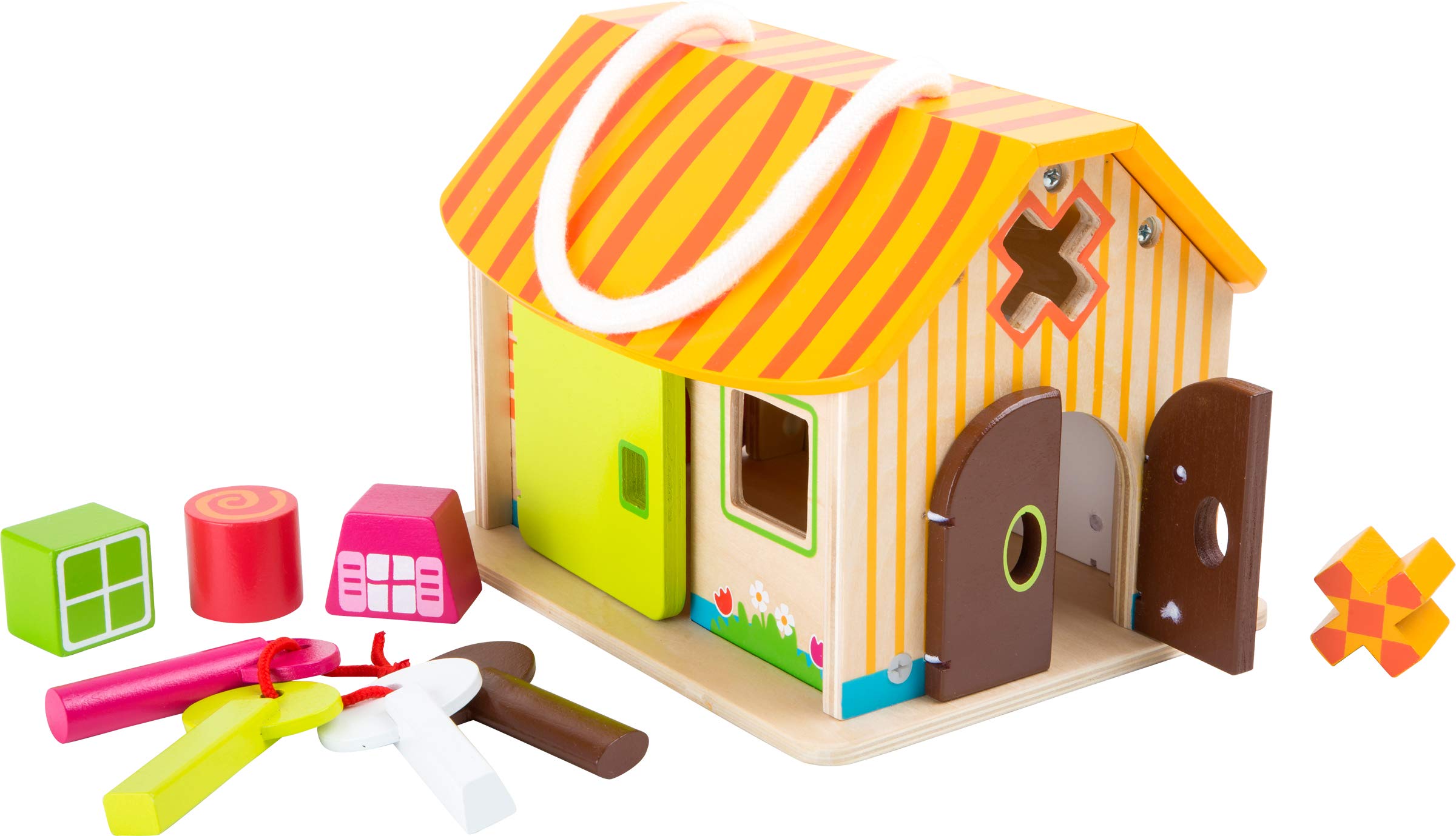 smallfoot 10315 gioco motricità stalla in legno