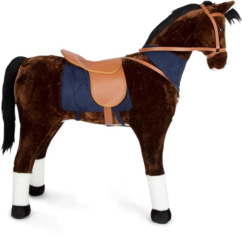 smallfoot 11179 cavallo cavalcabile con sella e suoni
