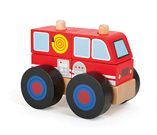smallfoot 11071 camion pompieri legno da costruire