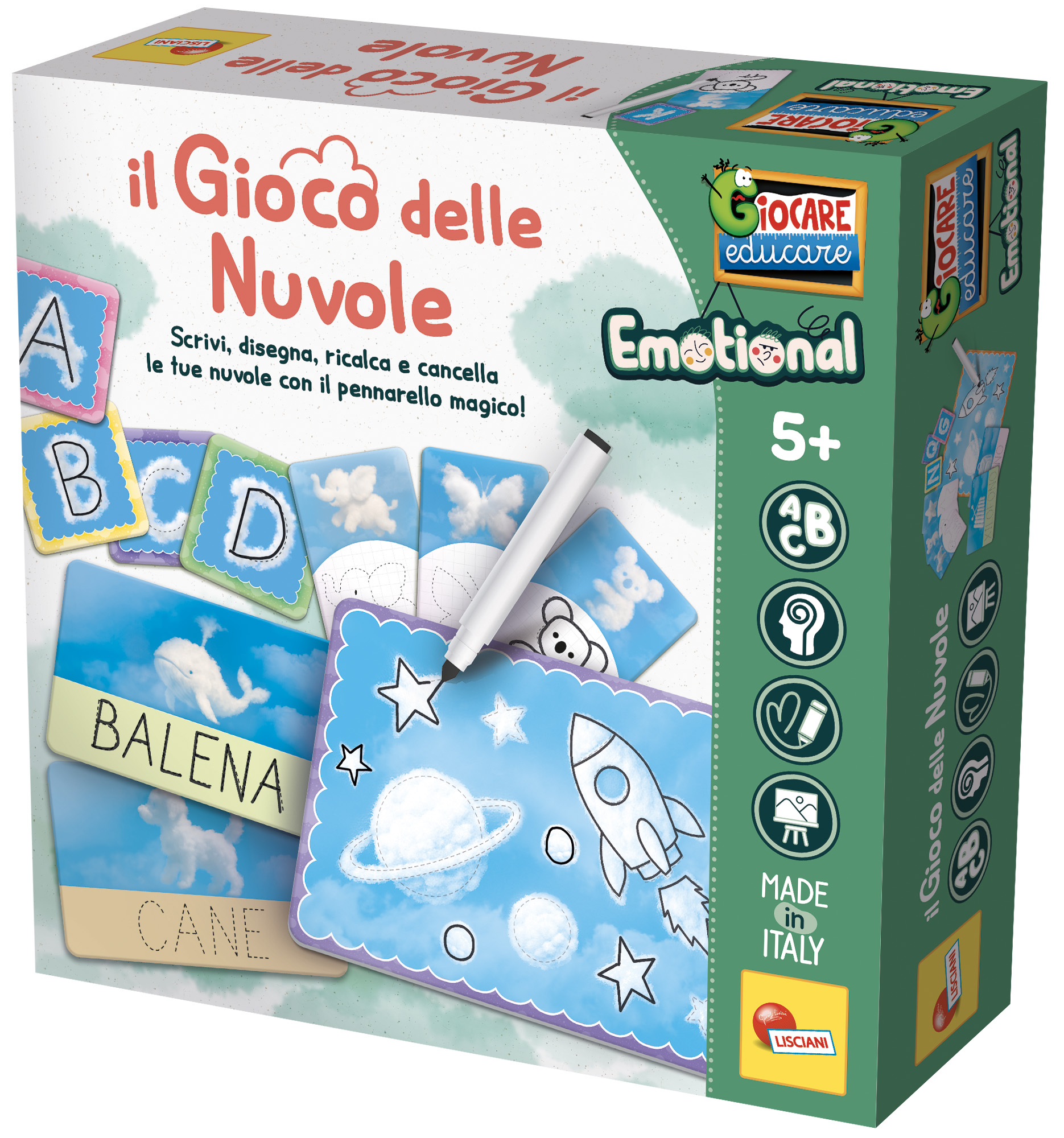 Lisciani Giocare Educare Emotional Gioco delle Nuvole kit creativo