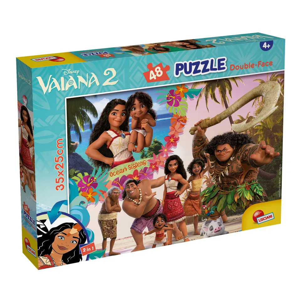 Lisciani Disney M-Plus puzzle 48 pezzi Oceania 2 colorabile