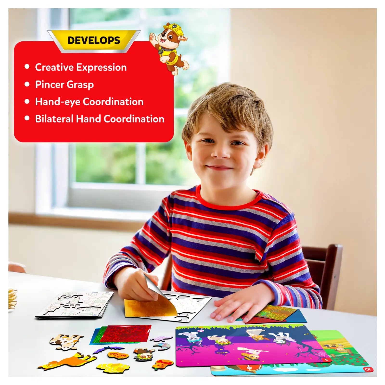 Skillmatics Foil Fun PAW Patrol kit creativo foil 10 scene