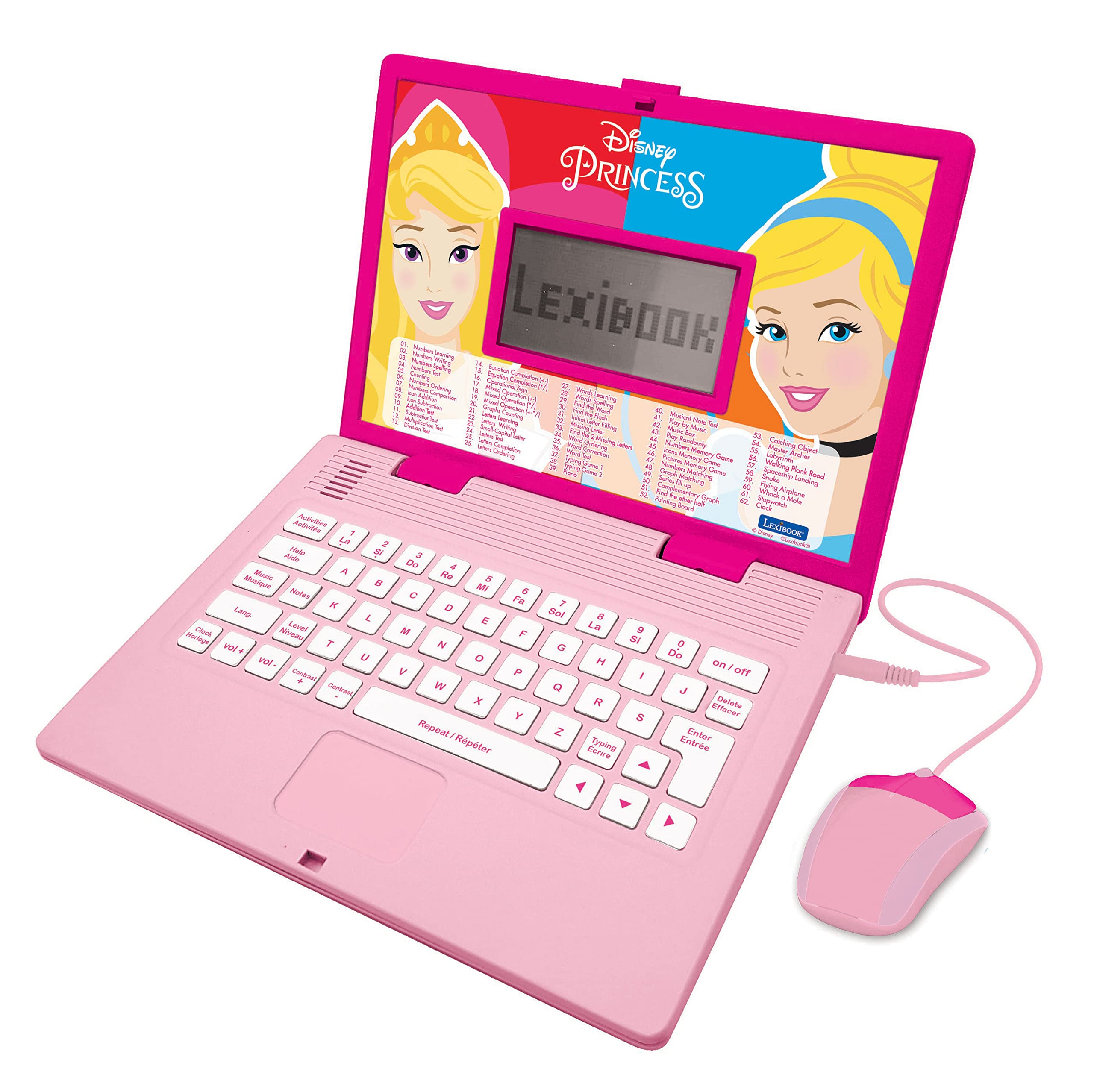 Lexibook JC598DPi1 Principesse laptop educativo bilingue