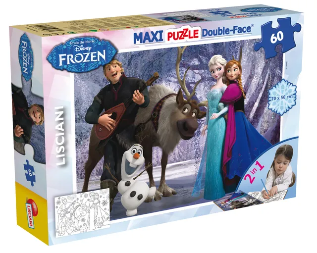 Lisciani Disney Puzzle Maxi Floor 60 Frozen maxipuzzle 60 pezzi