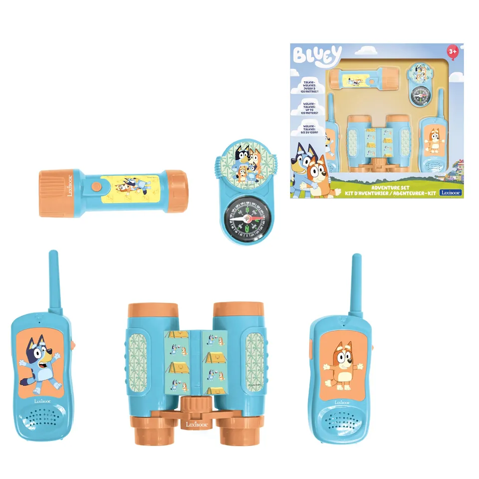 Lexibook Bluey RPTW12BY Kit Avventura Walkie Talkie 120 m