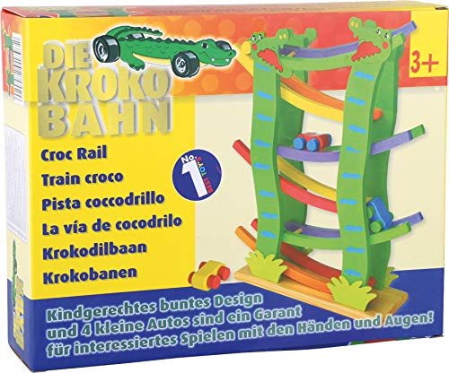 smallfoot Circuito Coccodrillo pista auto legno 4 macchinine