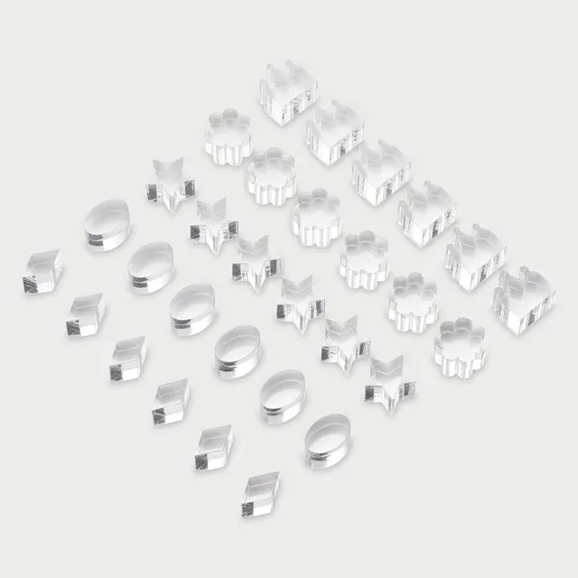 Tickit Clear Crystal Treasures gemme acriliche 30 pz trasparenti