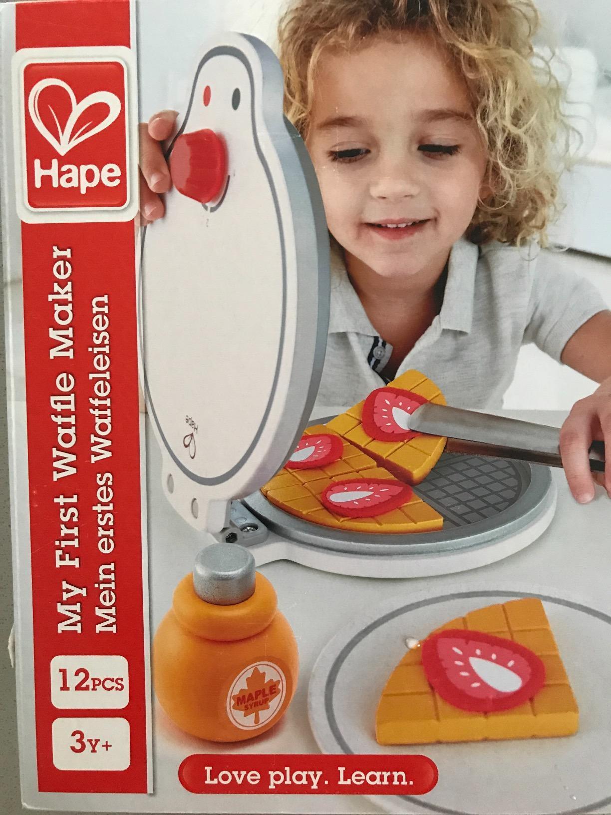 Hape E3138 set waffle cucina giocattolo con fragole