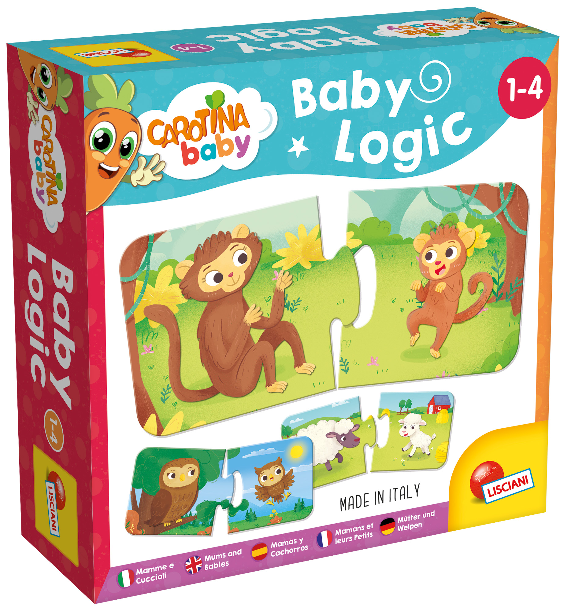 Lisciani Carotina Baby Logic Mamme e Cuccioli gioco