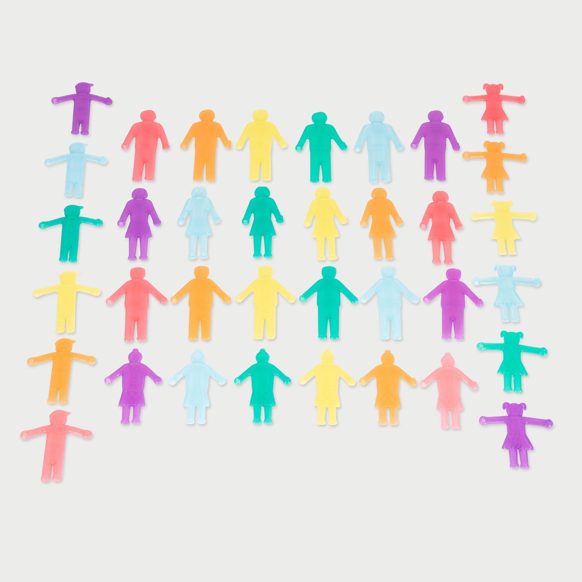 Tickit SiliShapes Linking Family personaggi silicone 36 pezzi