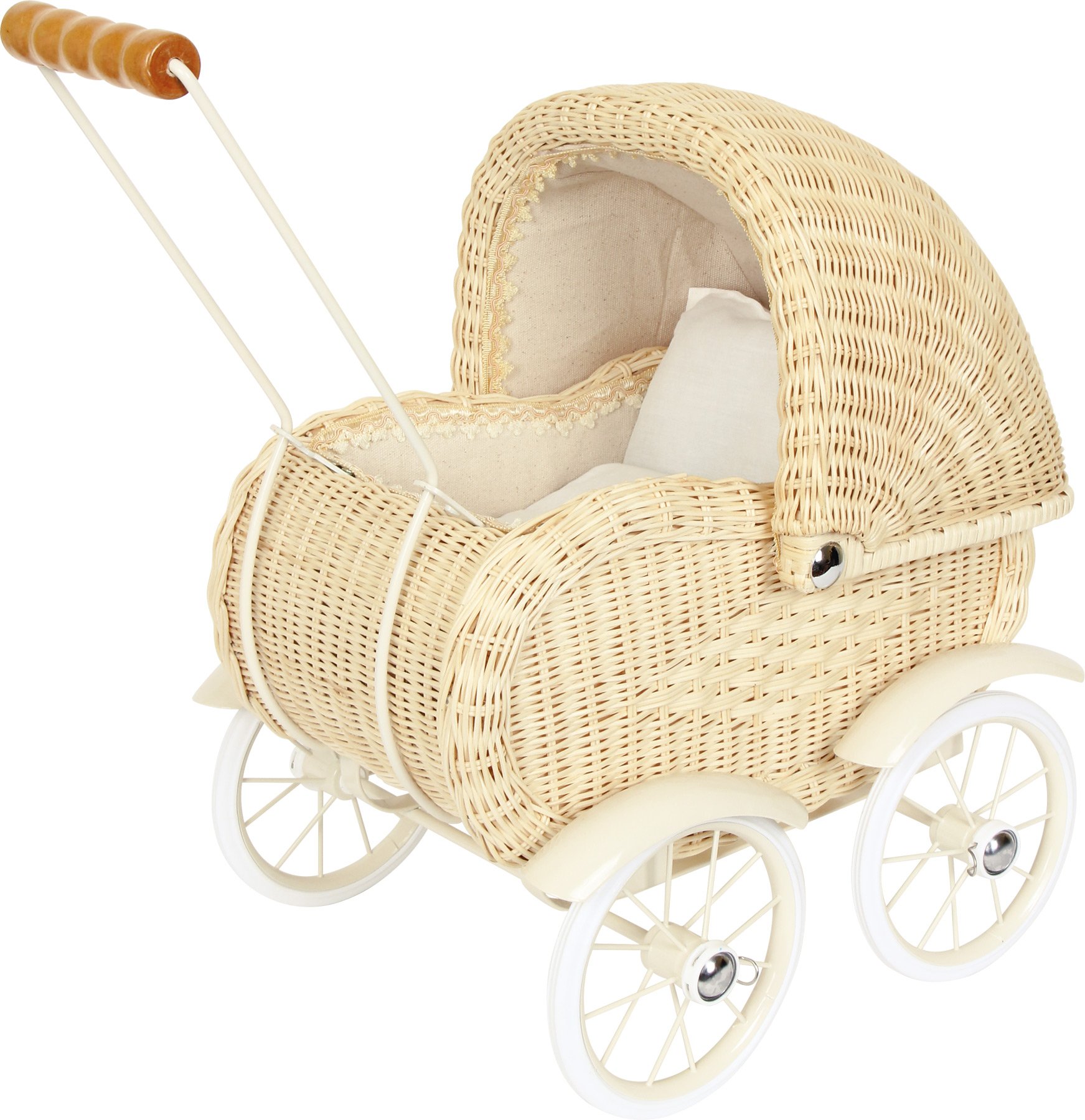 smallfoot 8769 carrozzina bambole legno retrò
