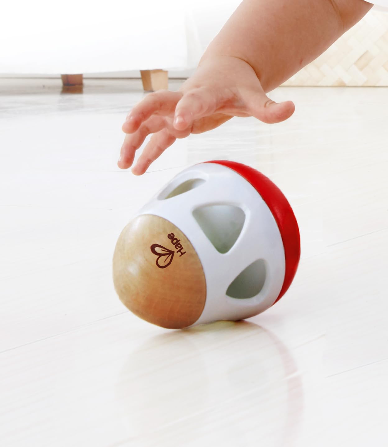 Hape Sonaglio con Campanello Gioco Neonato con Ritorno Boomerang