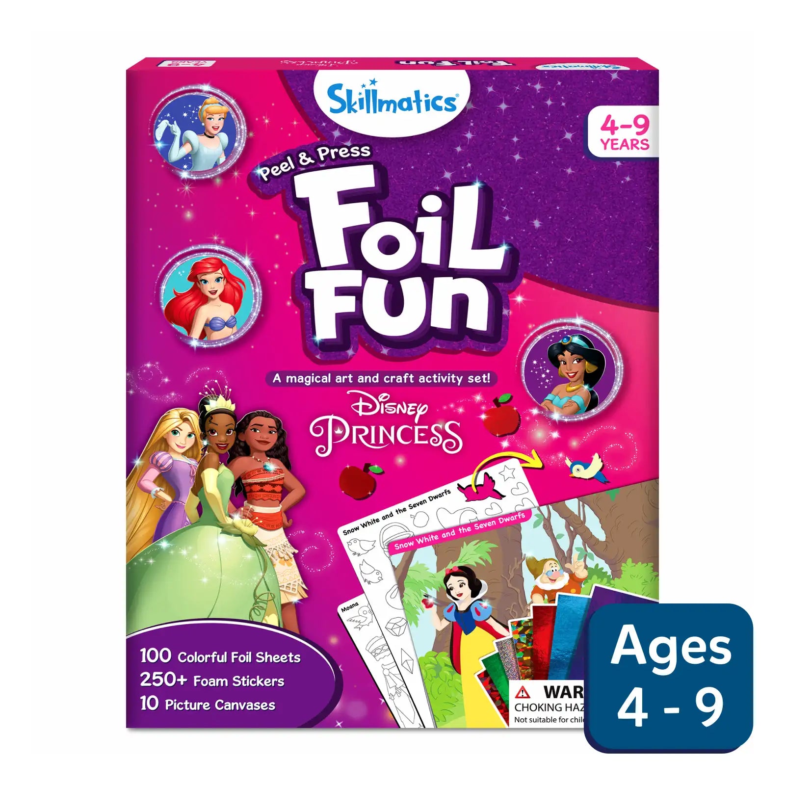 Skillmatics Foil Fun Disney Princess kit foil principesse