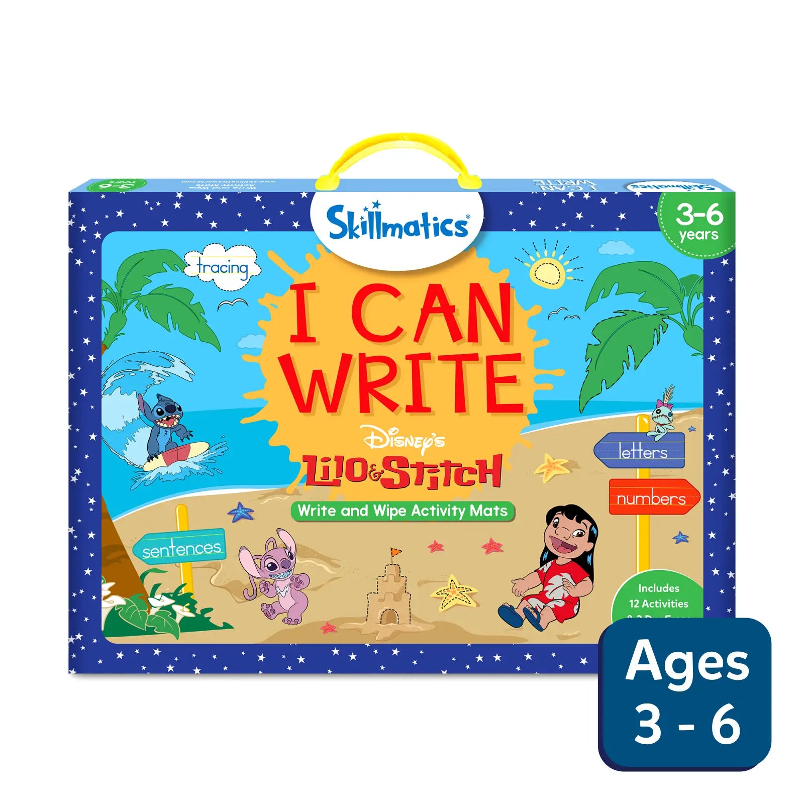 Skillmatics I Can Write Lilo Stitch schede didattiche 3-6 anni