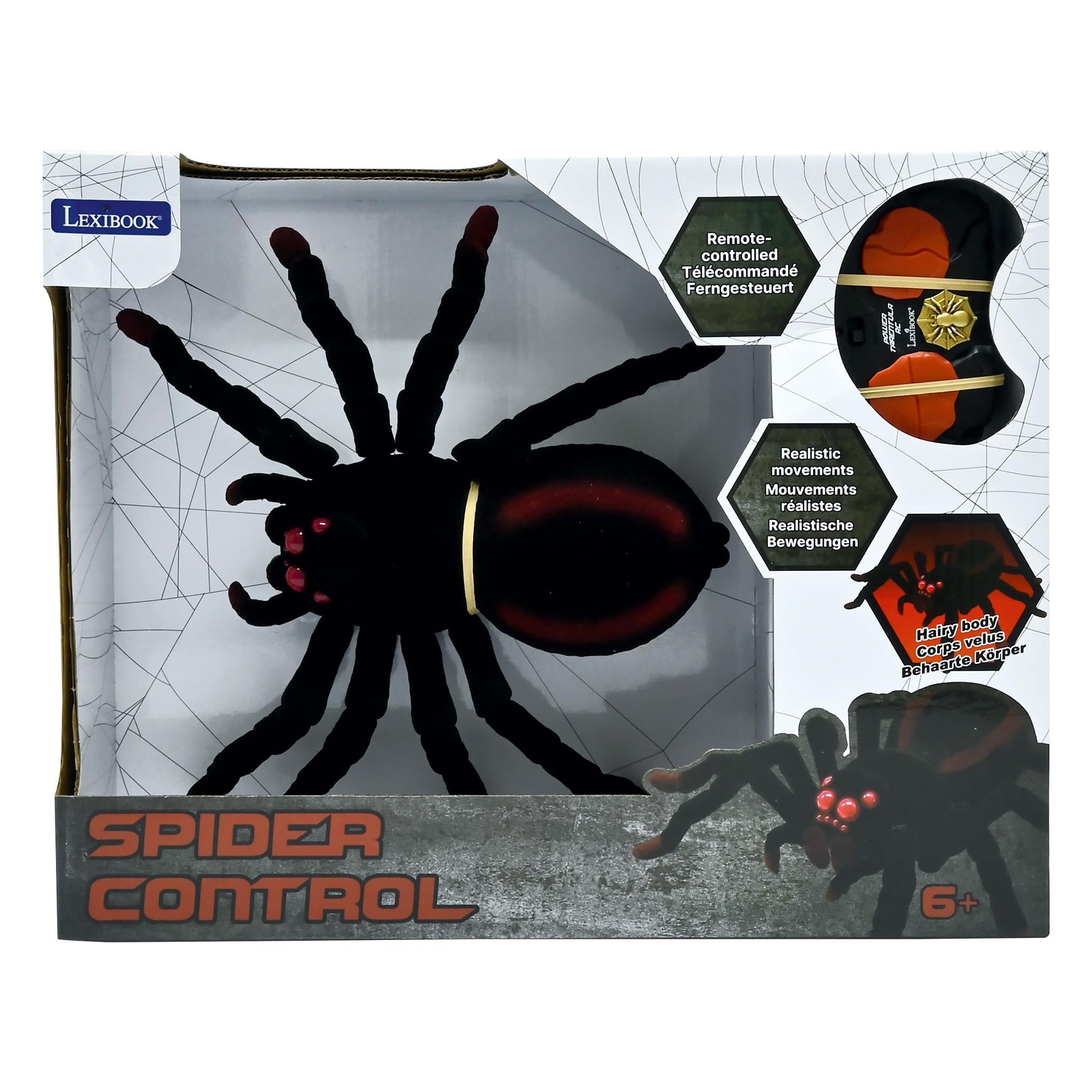 Lexibook SPIDER01LXB ragno tarantola telecomandata occhi luminosi