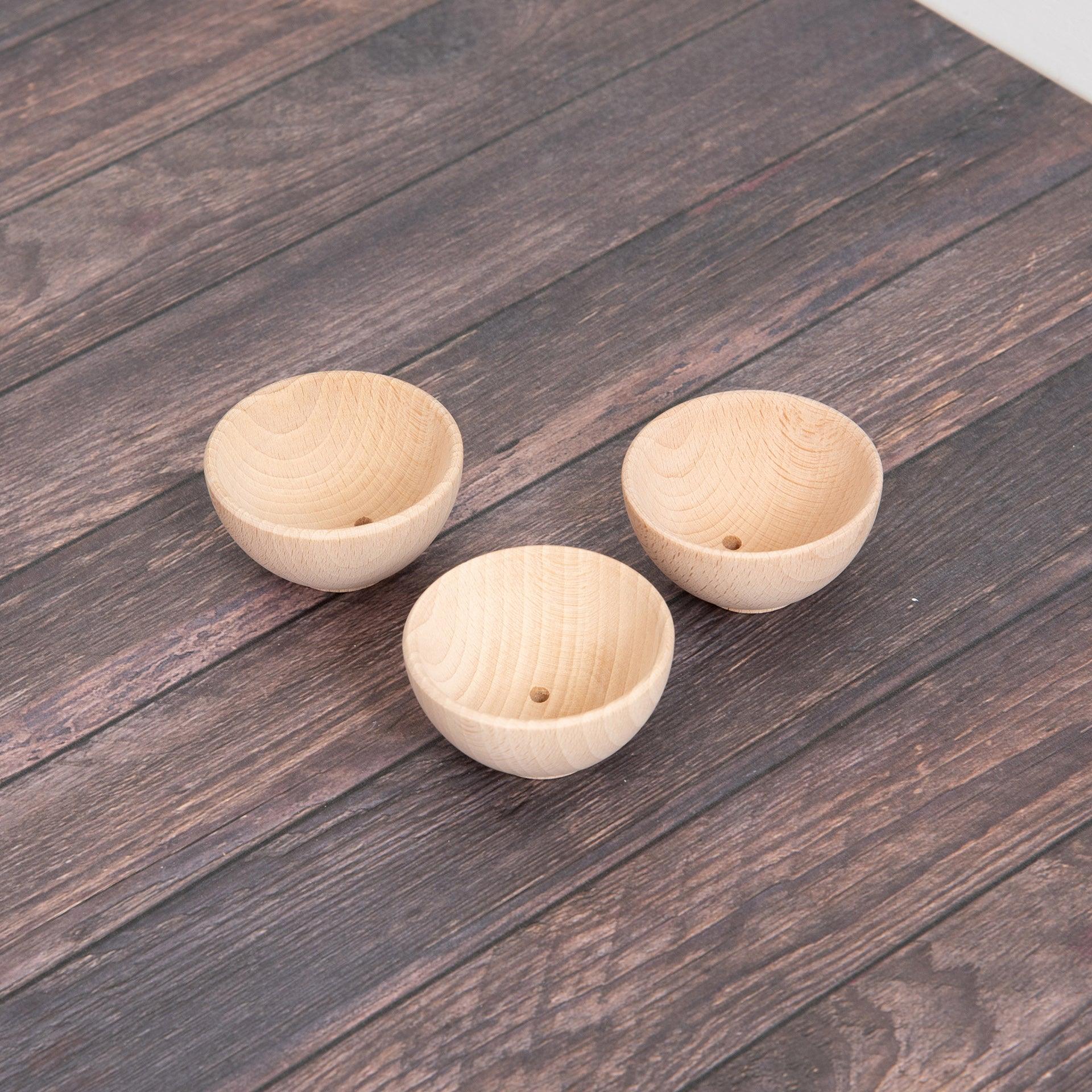 Tickit Natural World ciotole legno 3 pezzi heuristiche