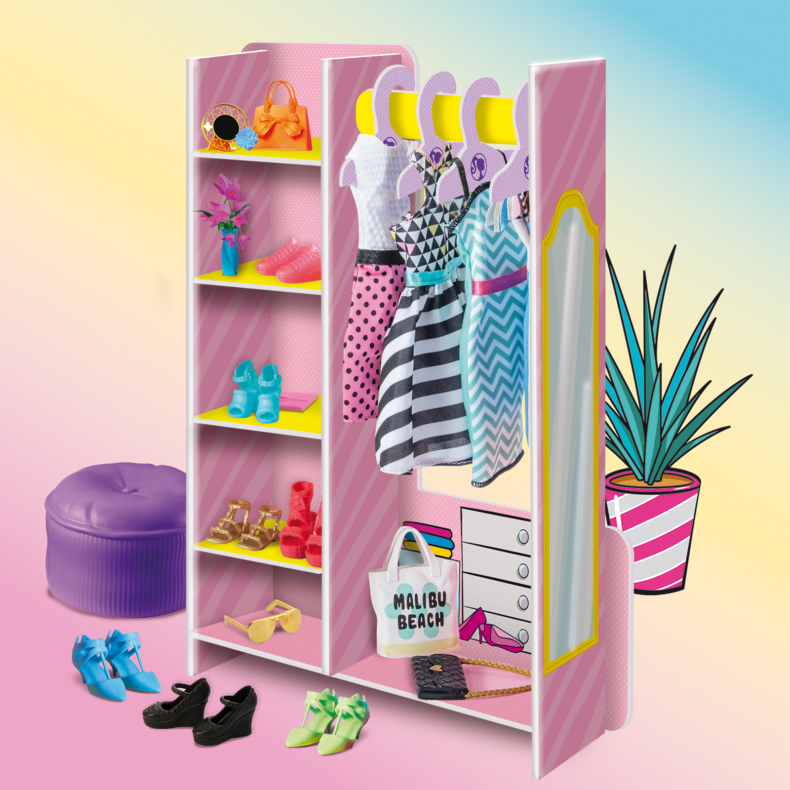 Barbie Fashion Boutique con doll playset stilista