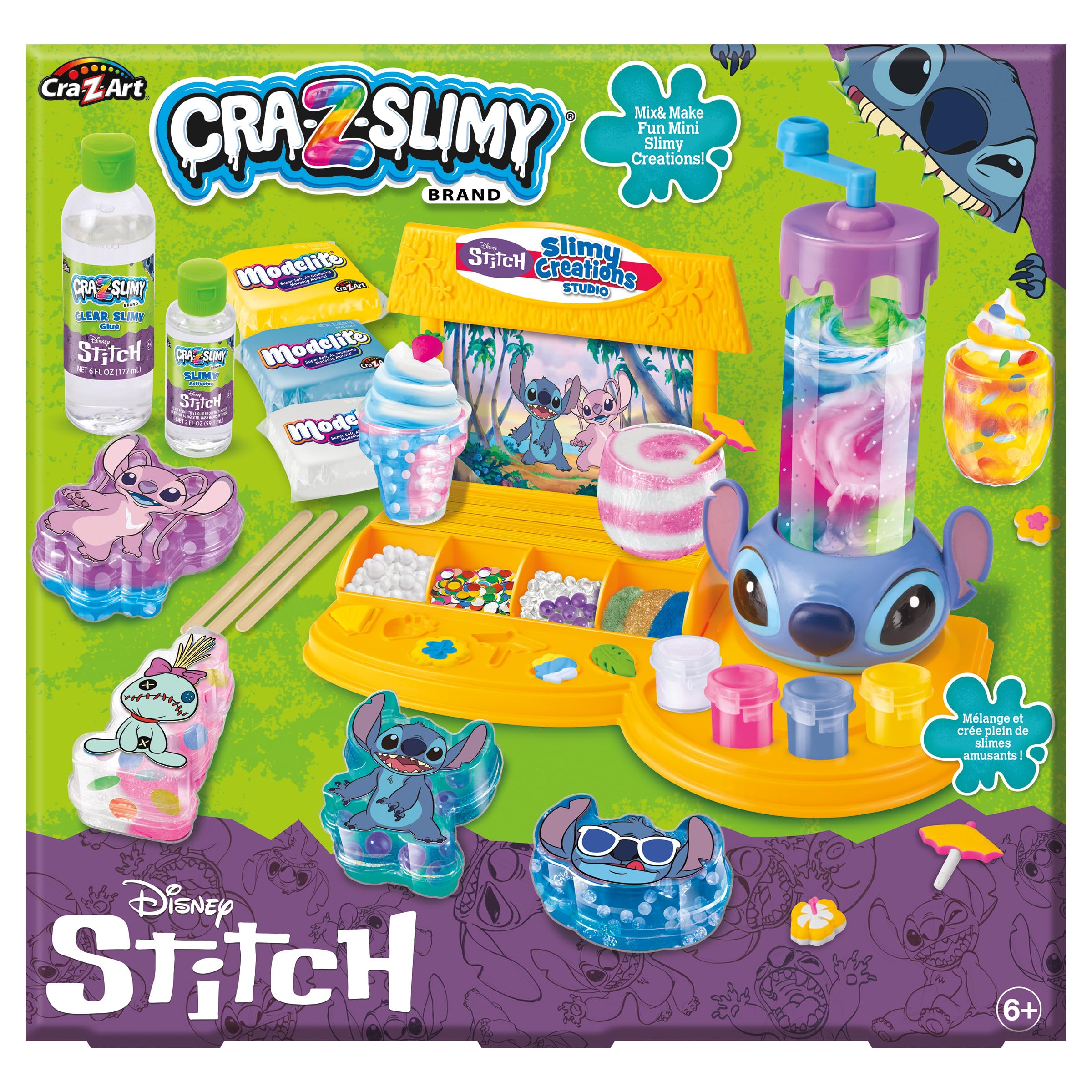 Lexibook Disney Stitch CRSLIM51D studio creazione slime