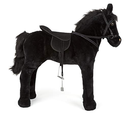 Small Foot 11176 cavallo giocattolo nero con suono