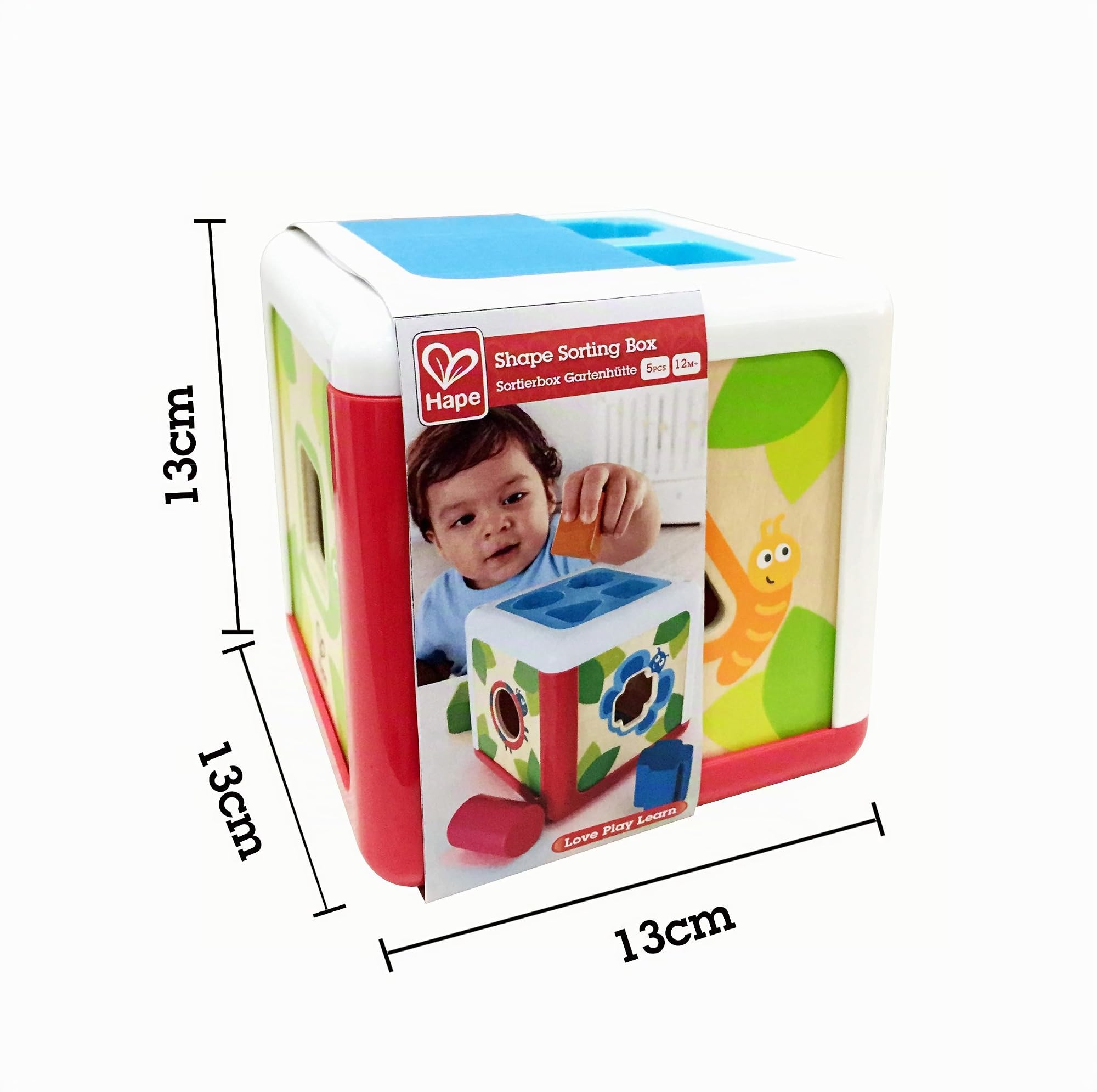 Hape Shape Sorting Box scatola forme in legno bambini