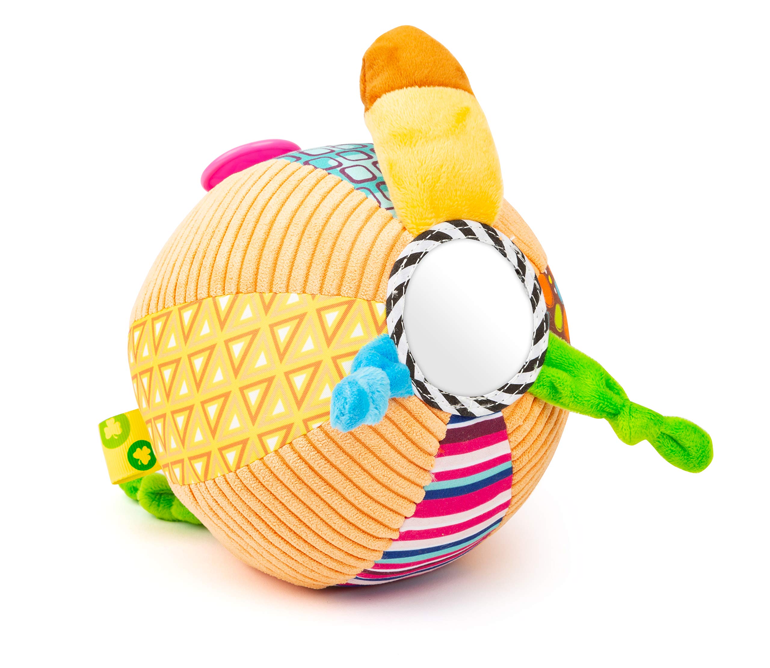 smallfoot 1424 palla peluche gatto sonaglio neonato