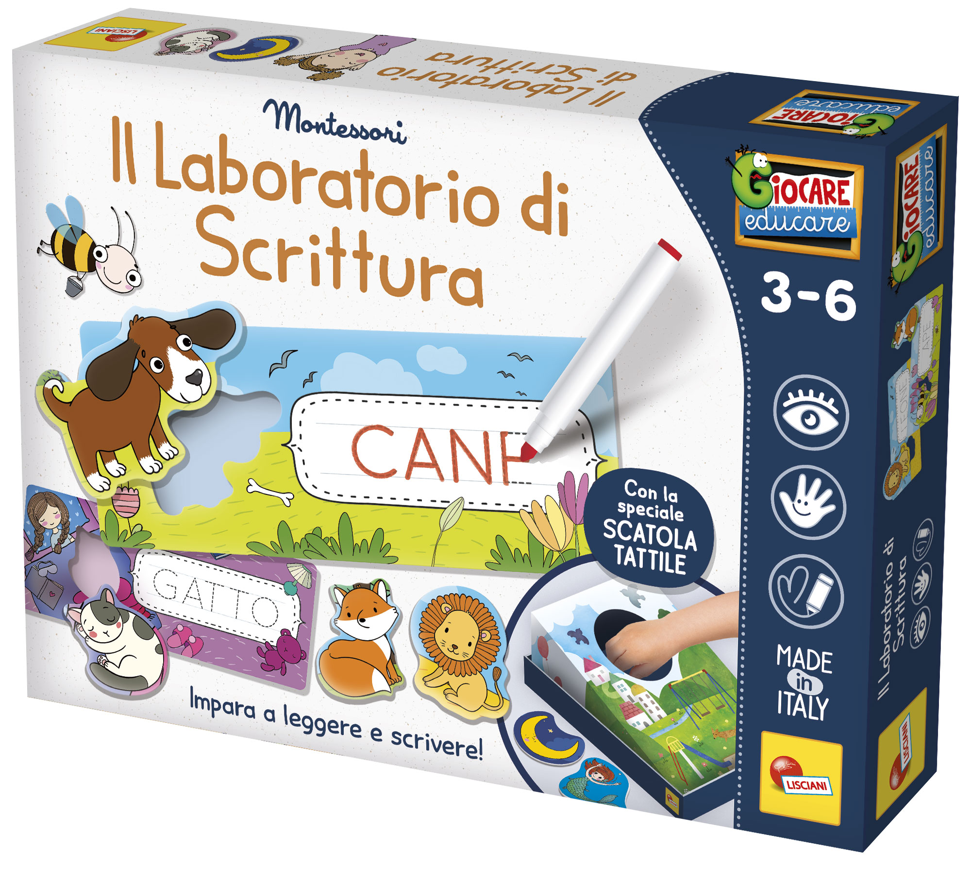 Lisciani Montessori Maxi Laboratorio di Scrittura gioco educativo