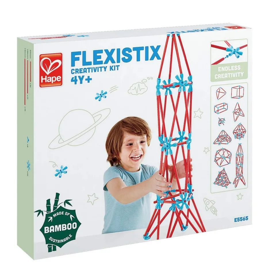 Hape E5565 Kit Creativo costruzioni bambù 10 progetti