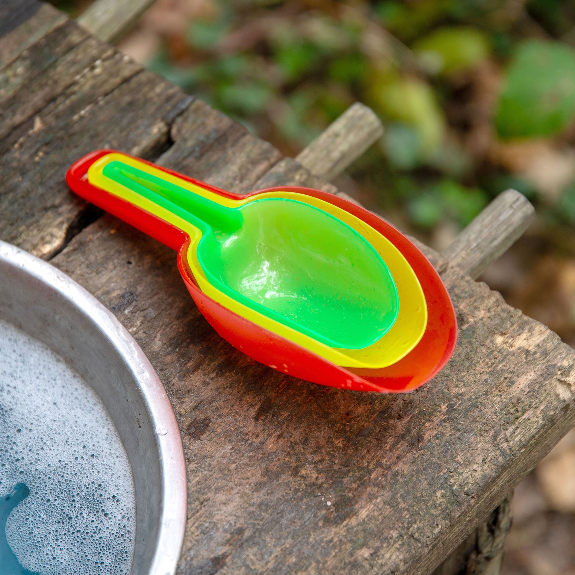Tickit Translucent Colour Nesting Scoops palette 3 pezzi traslucide