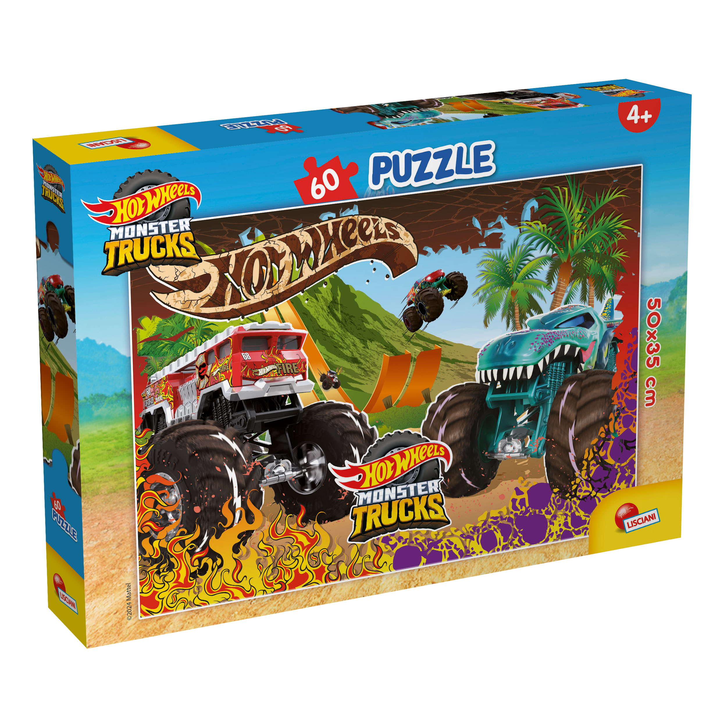 Hot Wheels Puzzle Plus 60 puzzle Monster Truck 60 pezzi