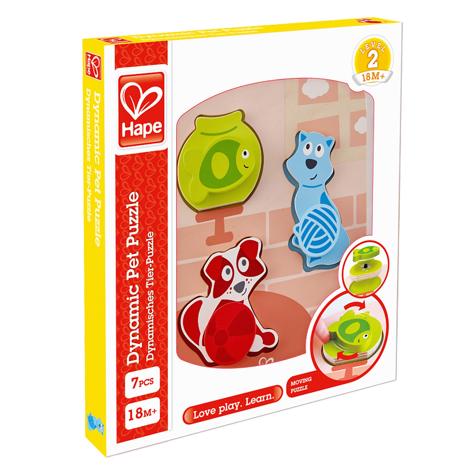Hape E1610 puzzle legno bambini disegni colorati