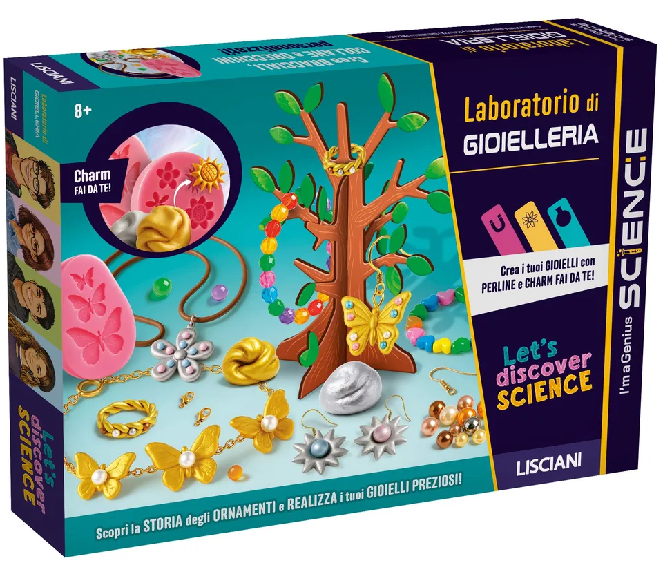 Lisciani I'm a Genius Laboratorio Gioielleria kit scientifico