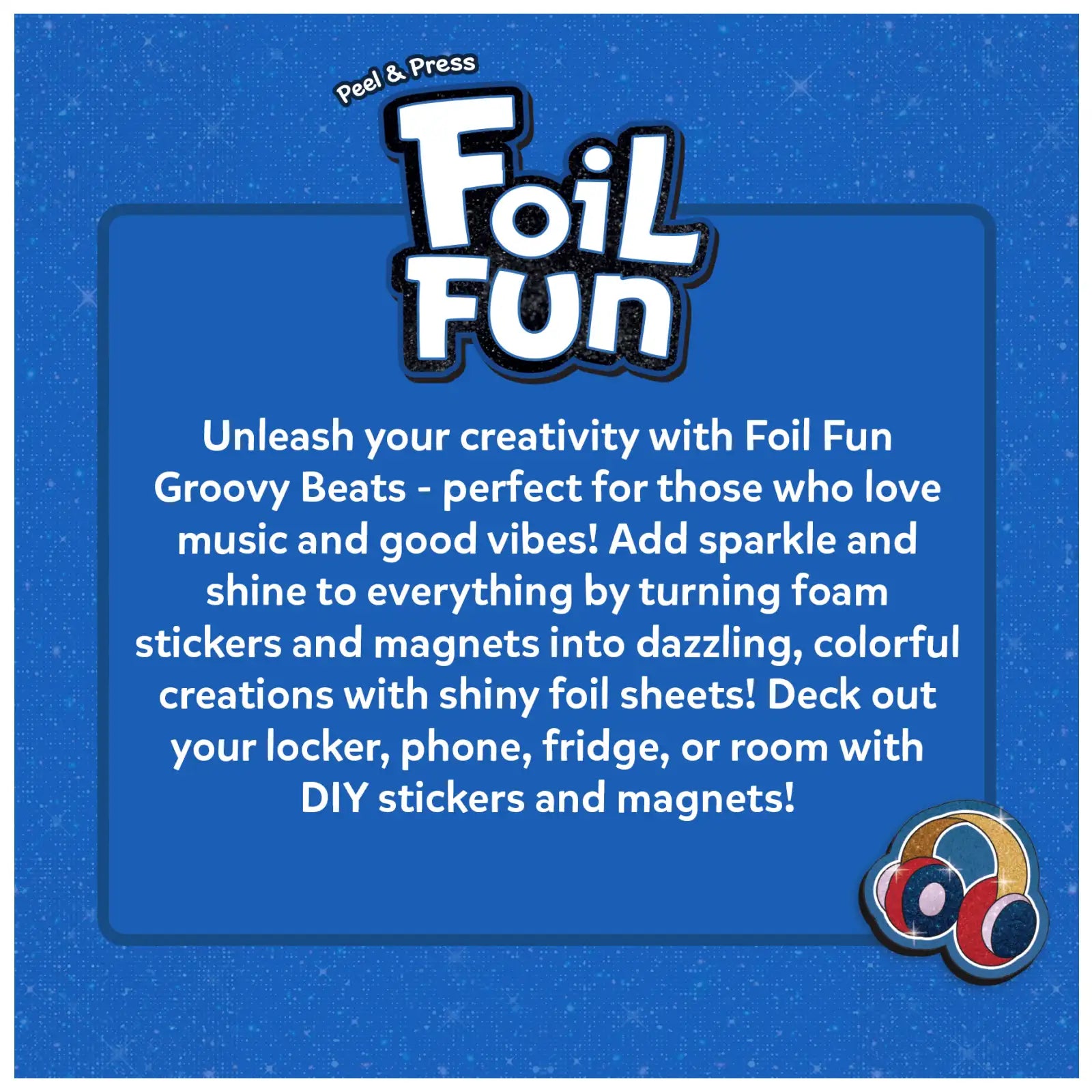Skillmatics Foil Fun Groovy Beats kit foil magnetico musica