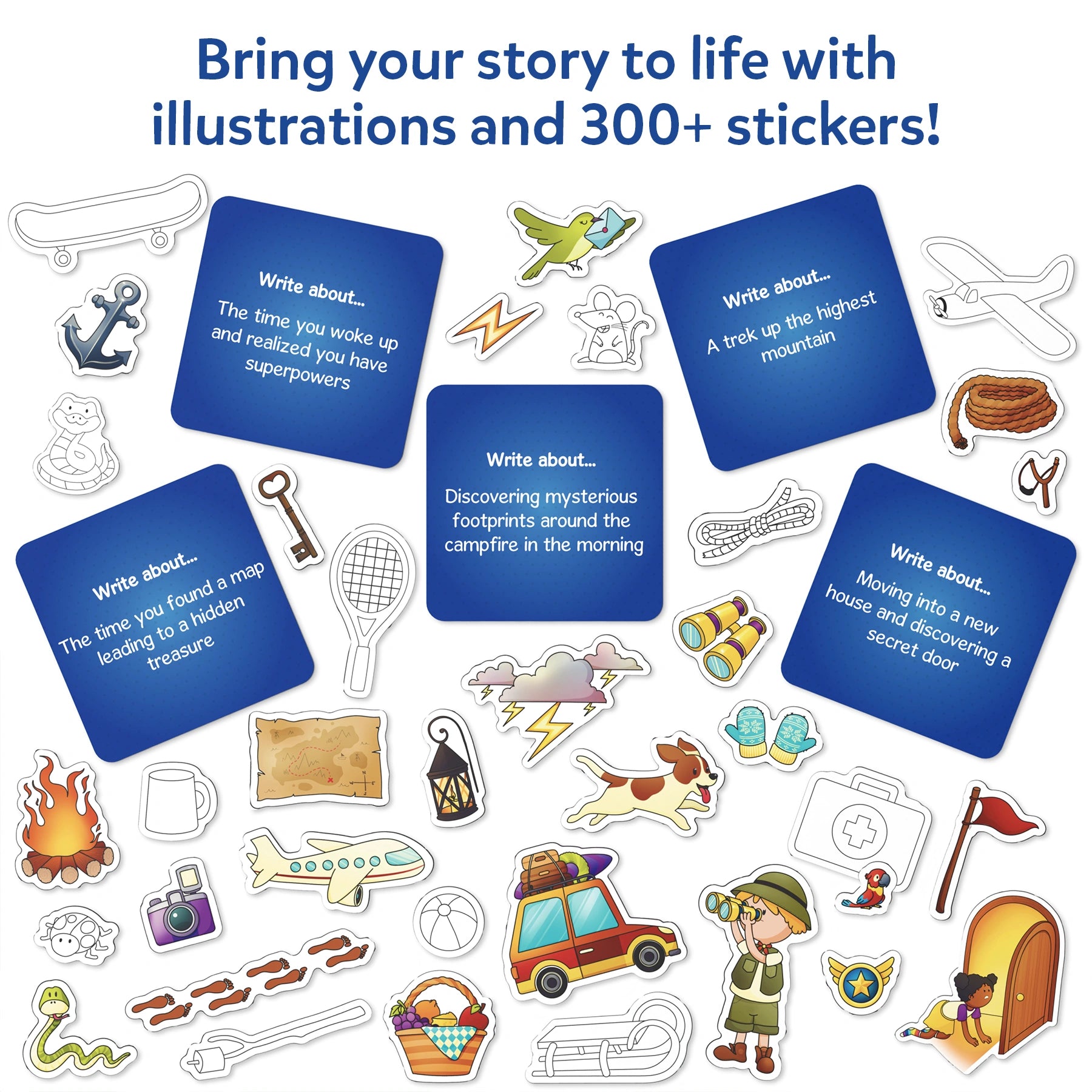 Skillmatics My Storybook All My Adventures kit creativo 5-10 anni
