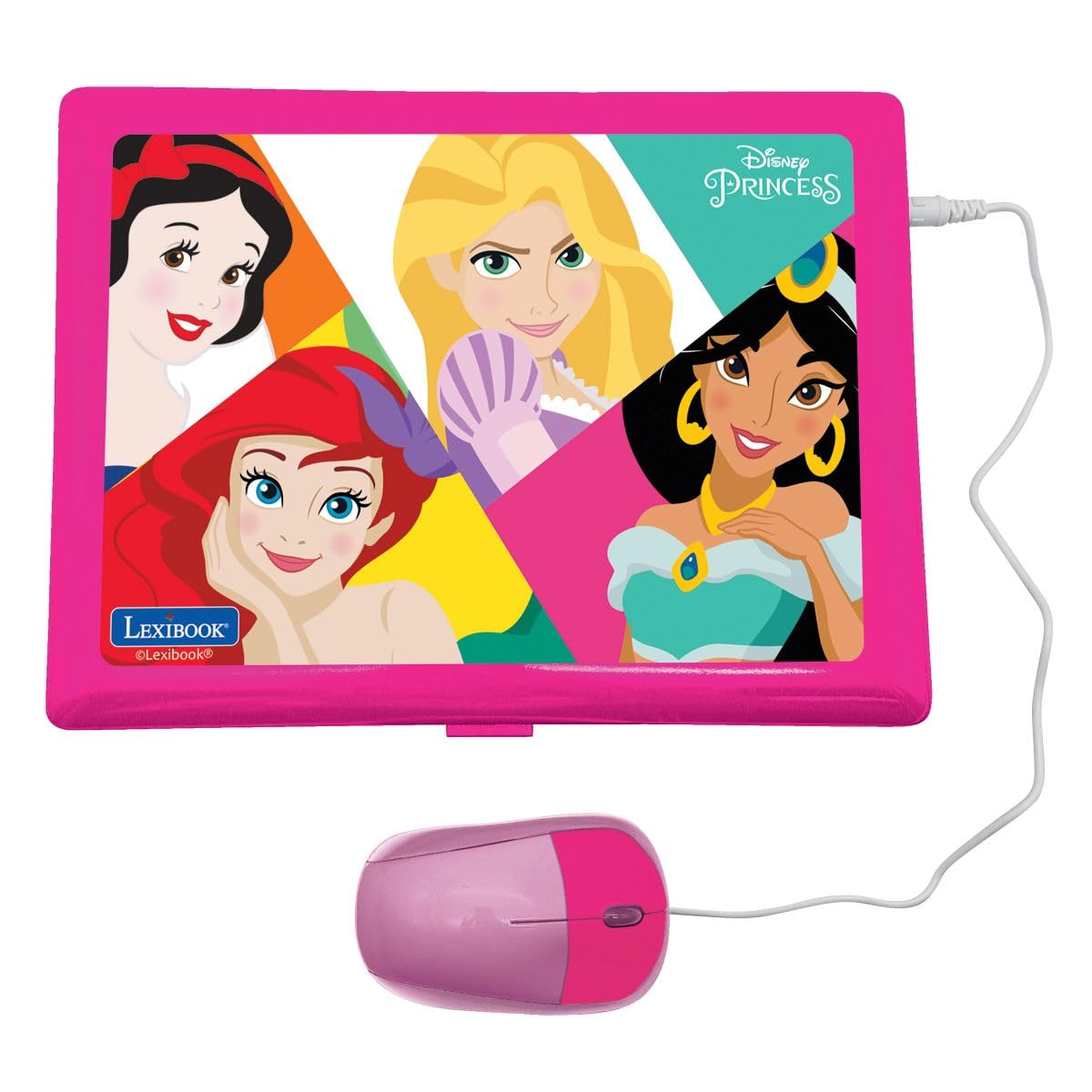 Lexibook Disney Princess laptop educativo inglese-italiano 164 attività