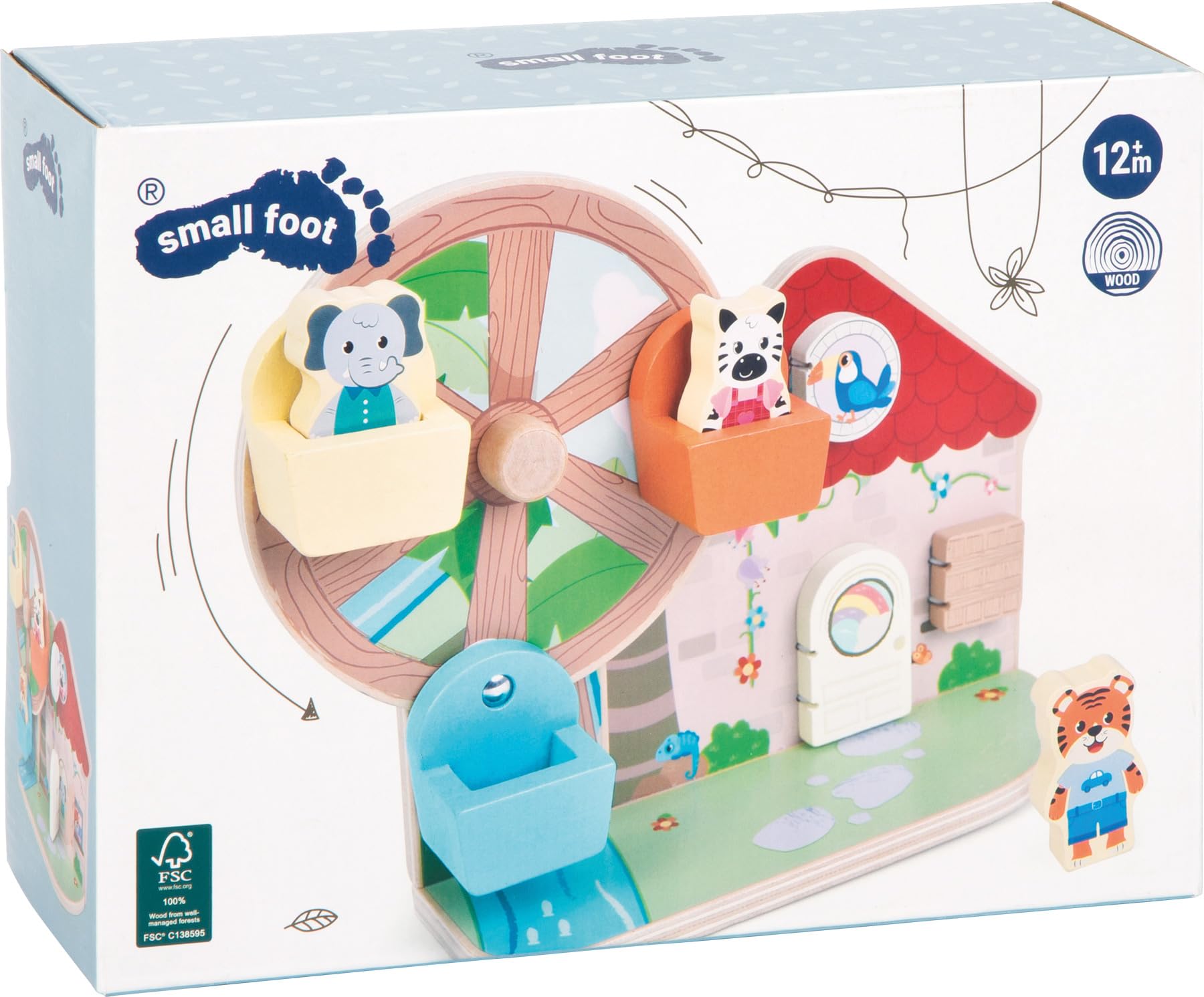 smallfoot Jungle Friends 12764 ruota panoramica in legno