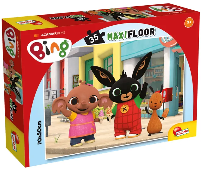 Lisciani Bing Puzzle Maxifloor 35 pezzi gelato in compagnia