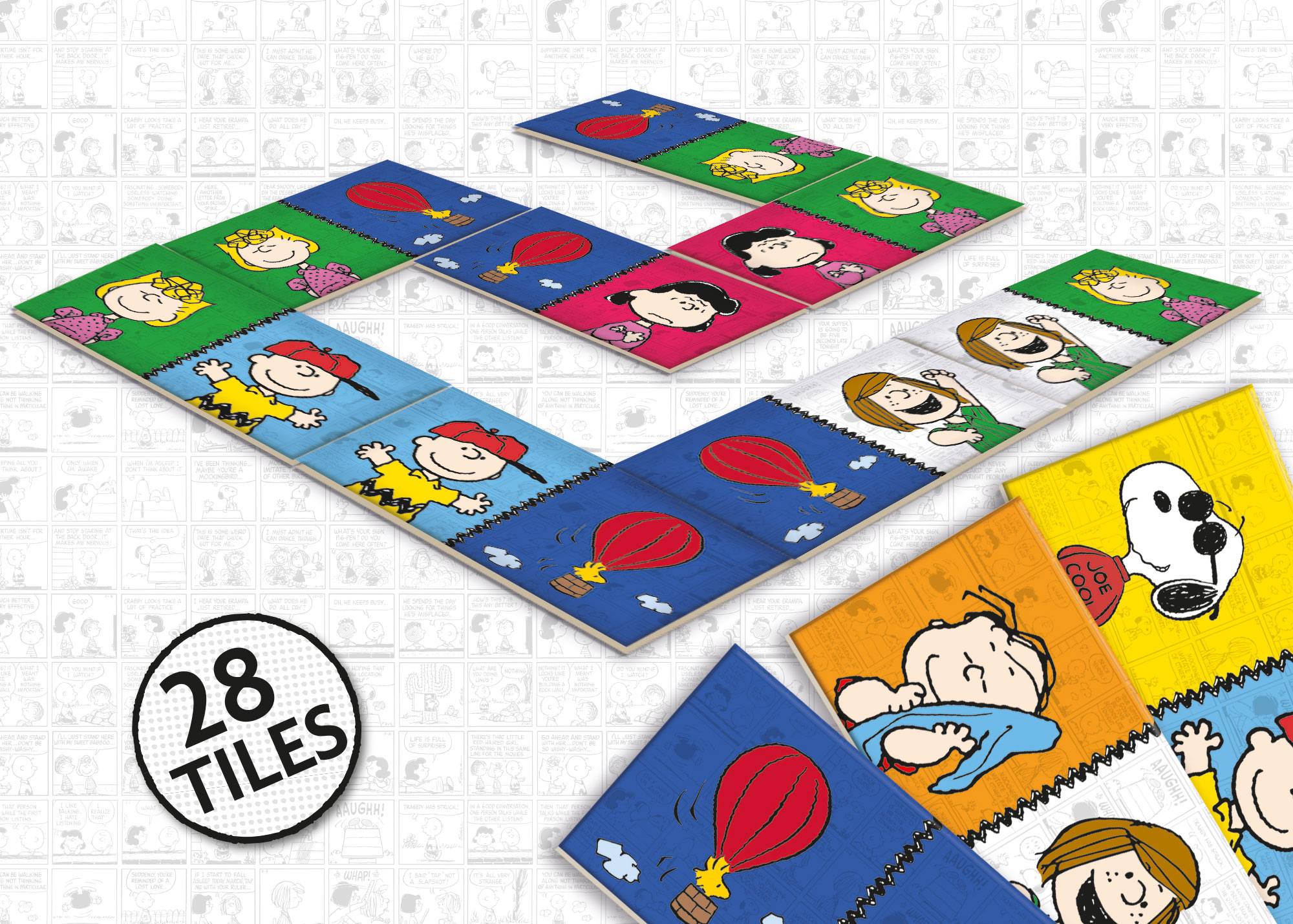 Lisciani Peanuts Domino gioco domino bambini personaggi