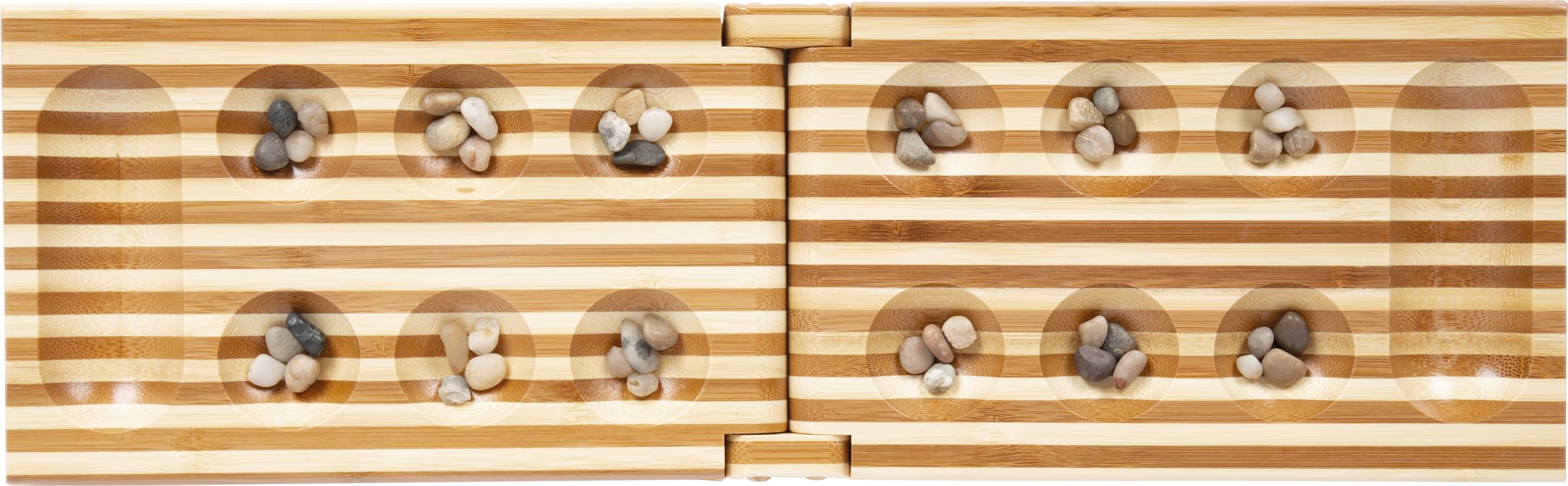 smallfoot Kalaha gioco da tavolo in legno con pietre