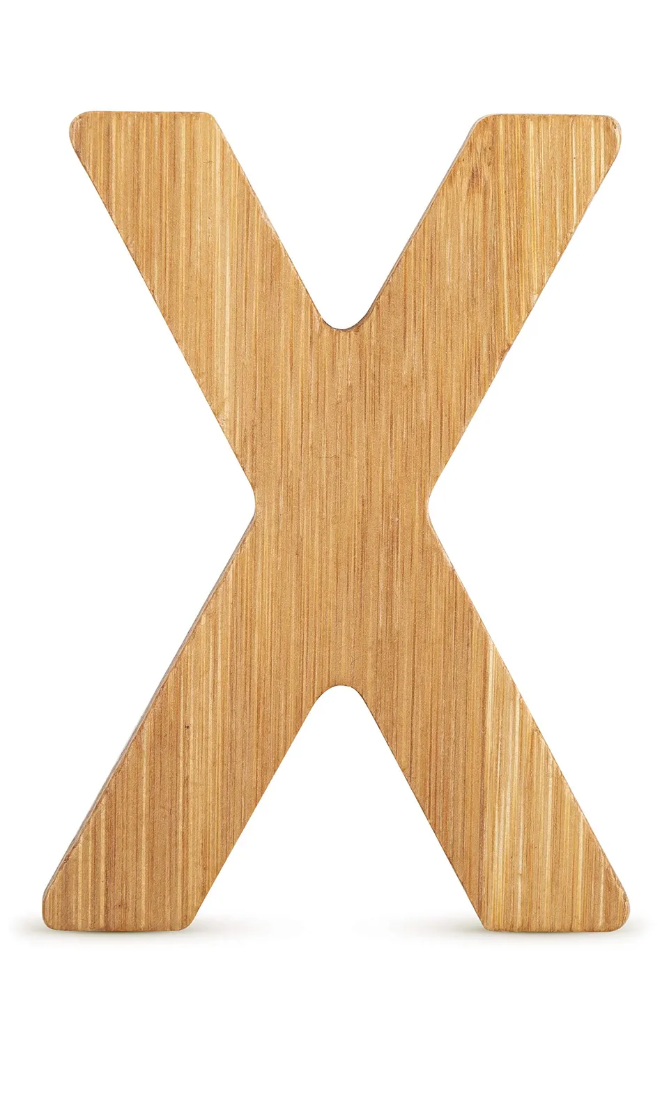 smallfoot ABC lettera X bambu decorazione cameretta
