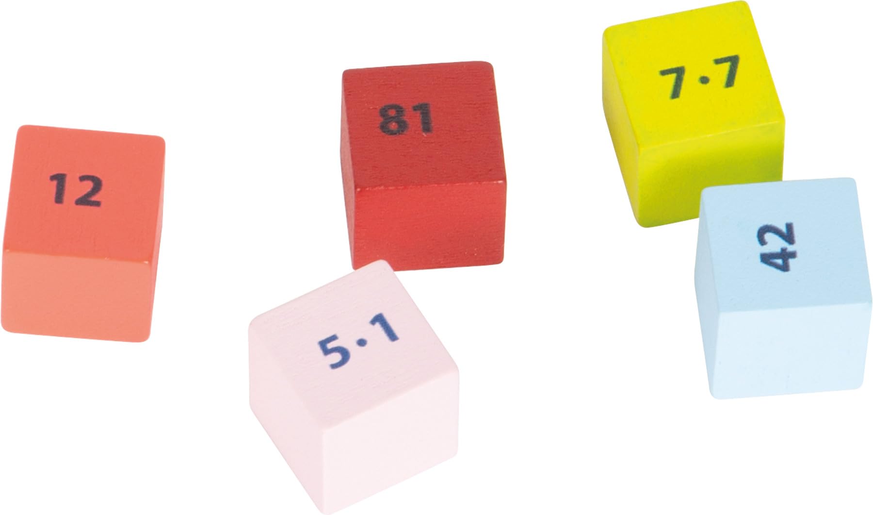 smallfoot 11163 tabelline Educare in legno 81 cubetti