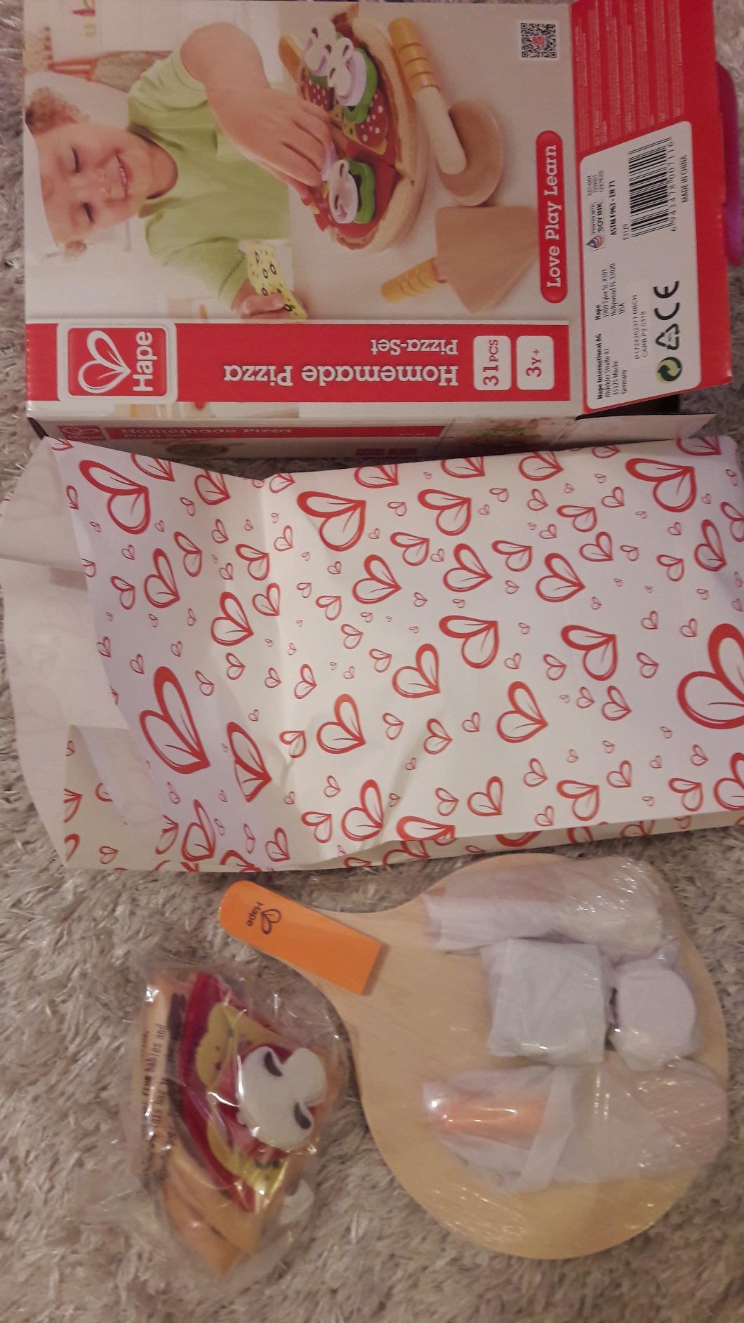 Hape E3129 Pizza Fatta in Casa gioco cucina legno