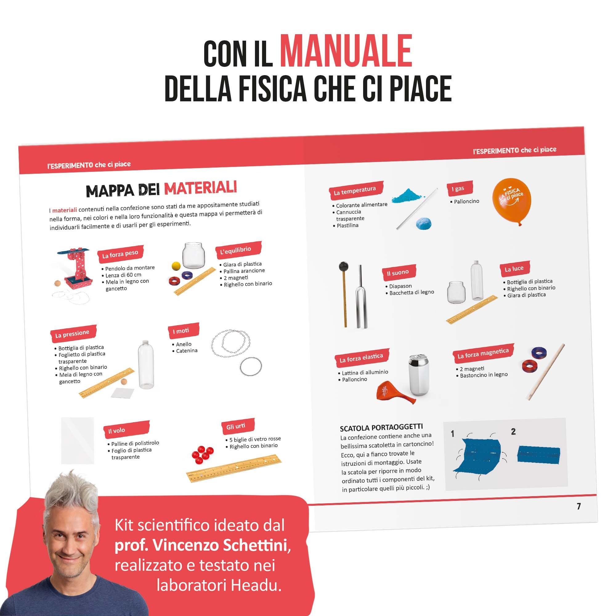 Headu La Fisica Che Ci Piace IT57458 gioco esperimenti 8-12 anni