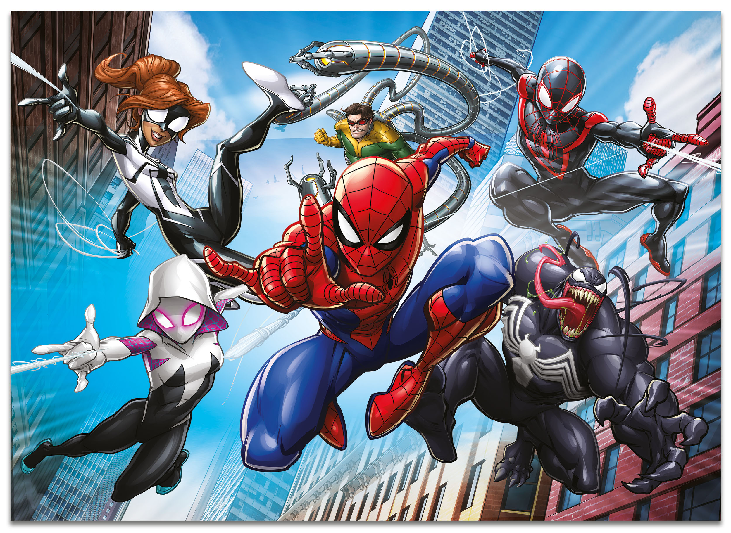 Lisciani Marvel Maxi Floor 4x48 puzzle Spider-Man double-face