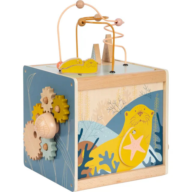 smallfoot Seaside 12393 cubo motricità legno Mare 12 mesi