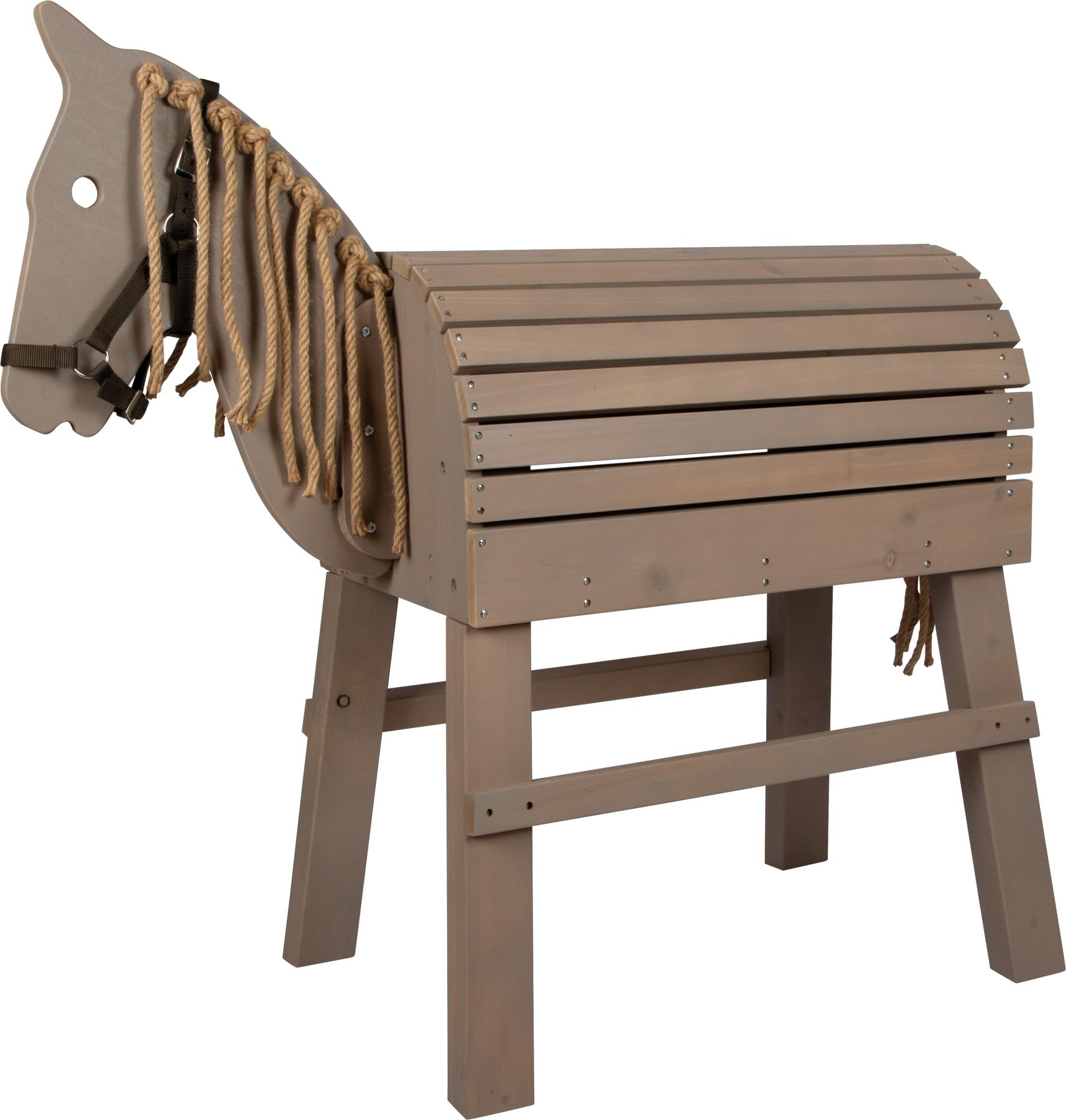 small foot 11664 cavallo legno con gradino e cavezza