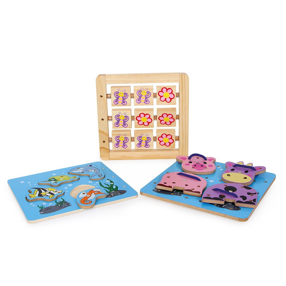 smallfoot Activity Triplo Divertimento gioco motricità legno