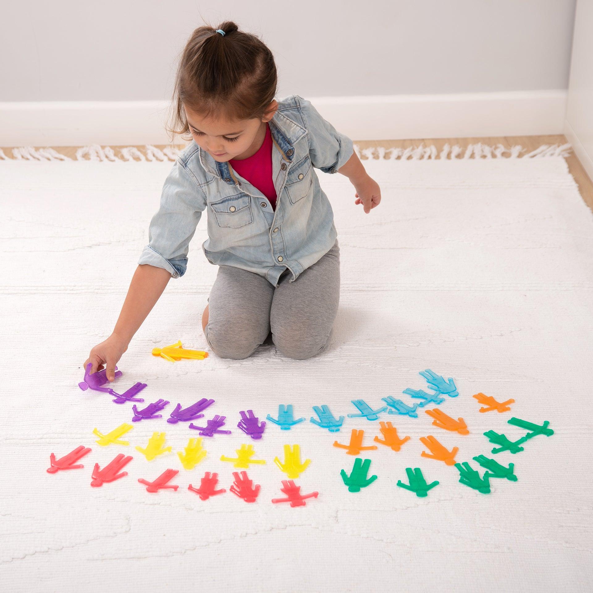 Tickit SiliShapes Linking Family personaggi silicone 36 pezzi