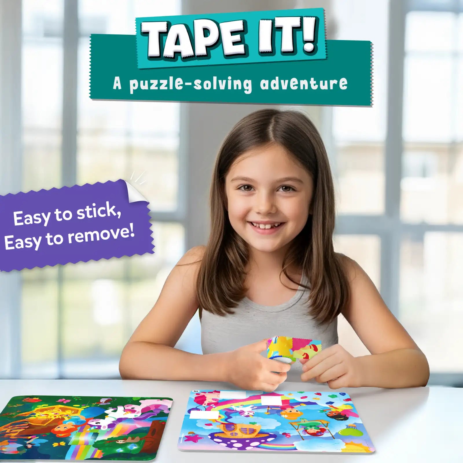 Skillmatics Tape It Unicorni Principesse puzzle sticker 16