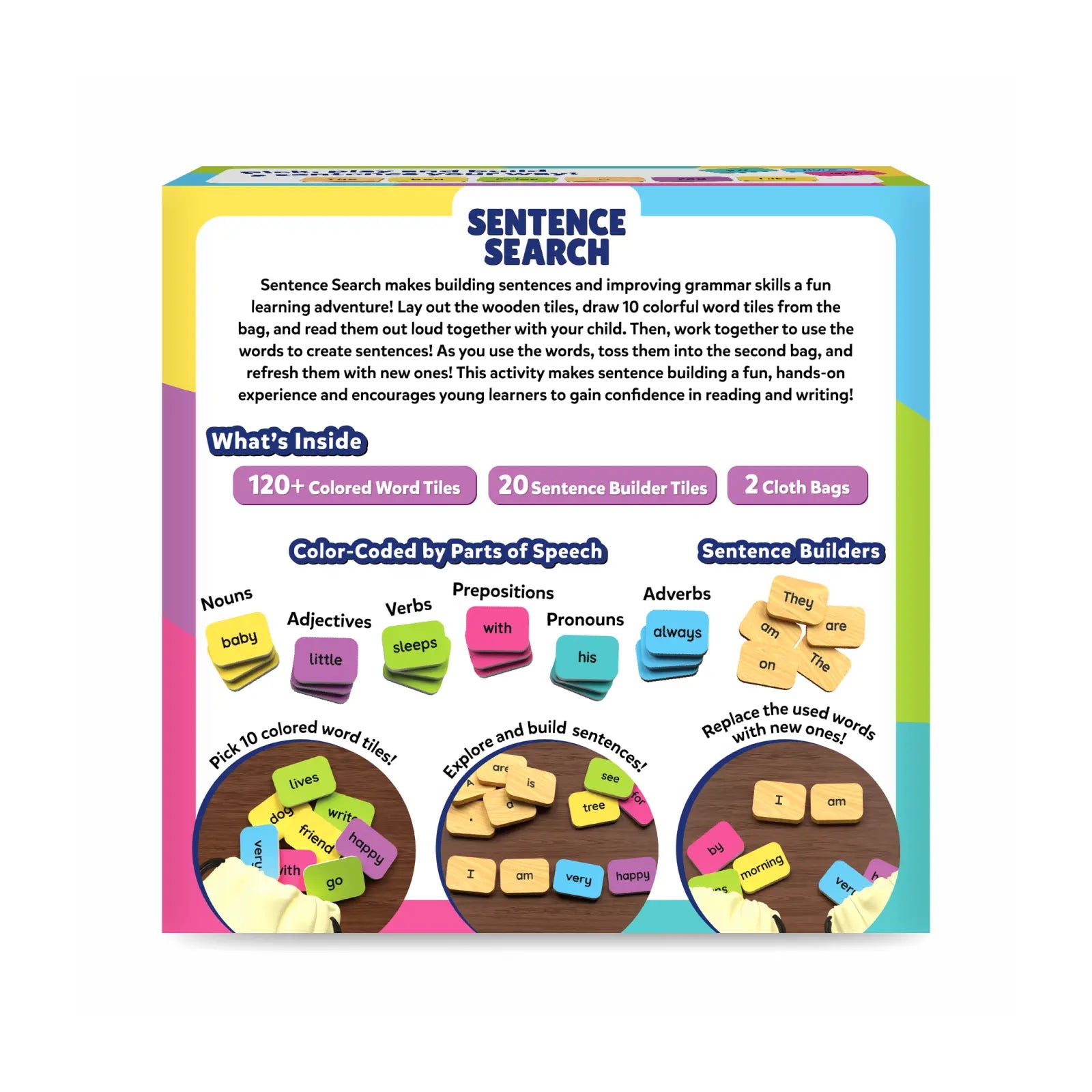 Skillmatics Sentence Search gioco frasi 5-8 anni