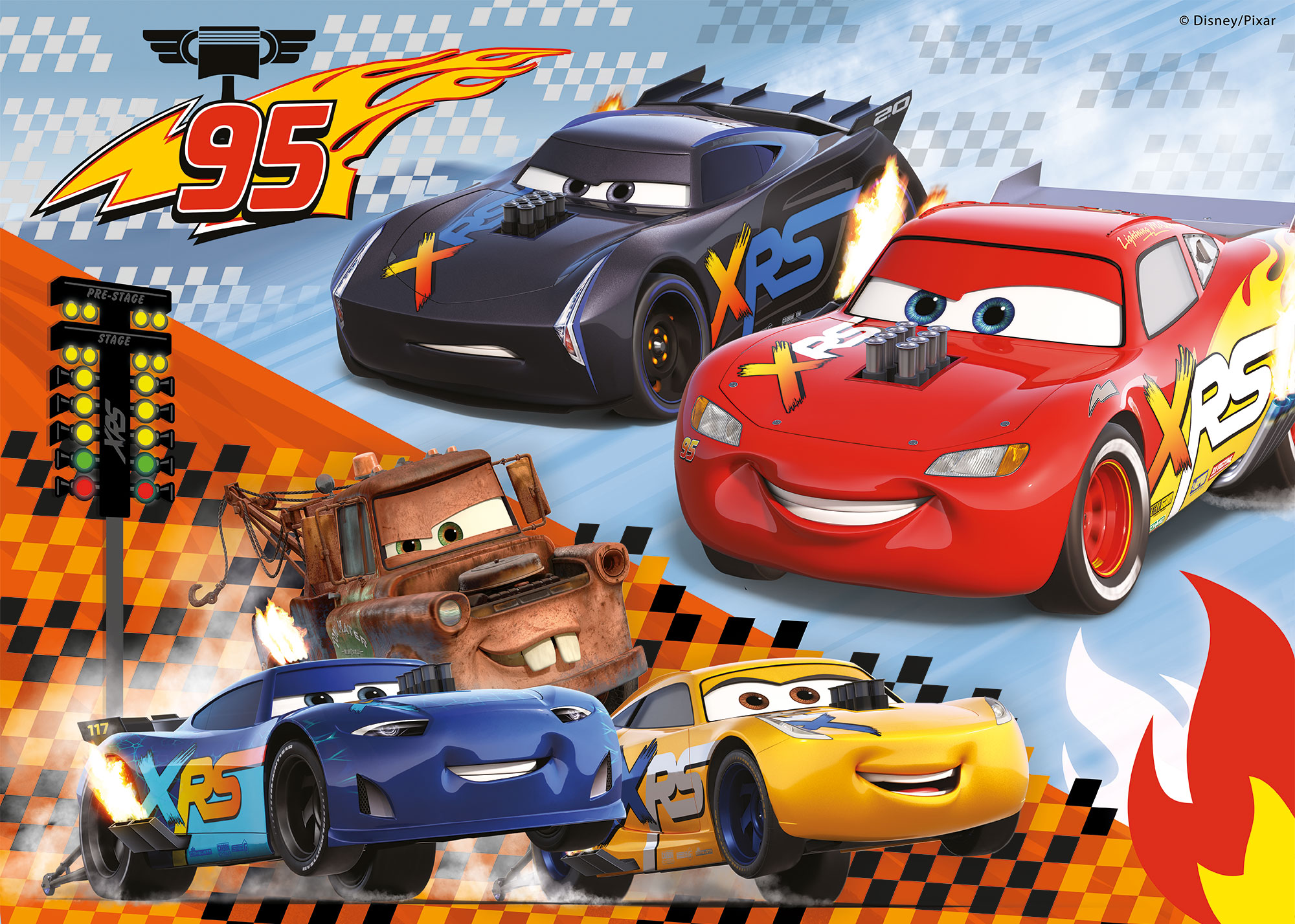 Lisciani Giochi Disney Puzzle Maxi Floor 150 Cars puzzle 150 pezzi da colorare